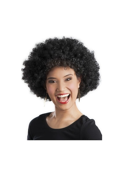 Siyah Renk Kıvırcık Afro Bonus Peruk Parti Peruğu - Zmff-52936 18