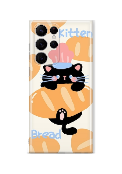 Samsung Galaxy S22 Ultra Uyumlu Baskılı Şeffaf Telefon Kılıfı Koleksiyon: Snacktoon Delight 9