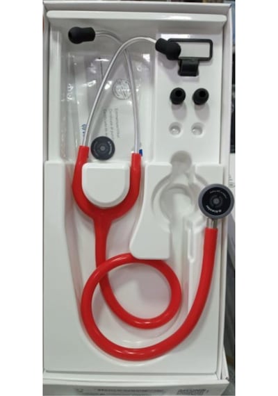Yenidoğan Steteskop 4230 Pediatrik Kırmızı Stetoskop Ped.