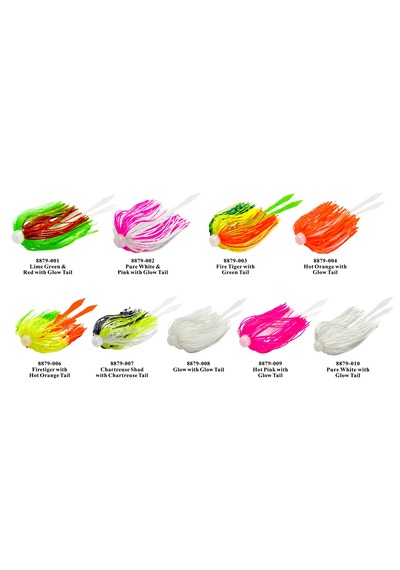 Hokkaido 9 Adet Farklı Renk,desen,40x2 80 Adet Silikon Telli,glow,simli,6.3 Cm,tai Rubber,fly,jig Head Etek,silikon Etek,