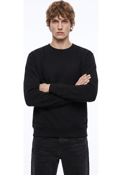 Limon Siyah Erkek Relaxed Sweatshirt L6wm-swt9518