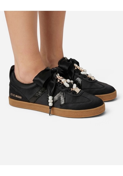 Steve Madden Degree-p Blk Satın Kadın Blk Satin Sneakers Degree-p siyah