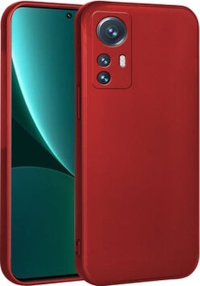 Xiaomi Mi 12 Lite Kılıf Esnek Yapılı İnce Slim Silikon Kapak Ryc/premier Kirmizi
