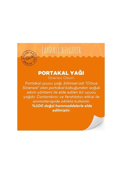 Sokağı Portakal Kabuğu Yağı 10 Ml 0.3 ML