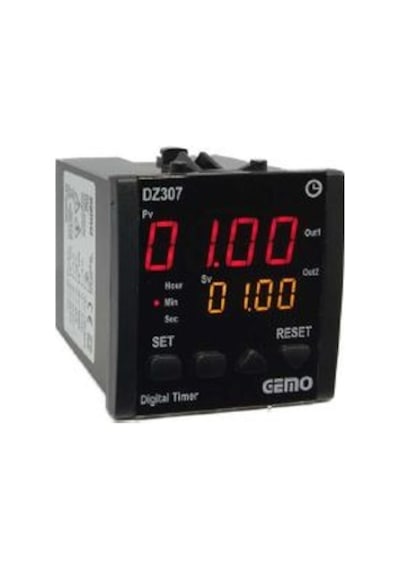 Gemo DZ307-230VAC Çok Fonksiyonlu Zaman Rölesi
