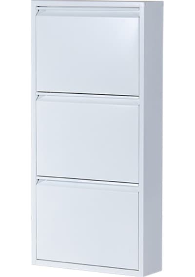 Kaser Metal 3 Lü Metal Ayakkabılık Beyaz
