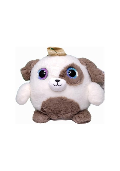 Glanart Çocuklar İçin Sevimli Peluş Sırt Çantası Krem 25 Cm 3-6 Yaş Krem