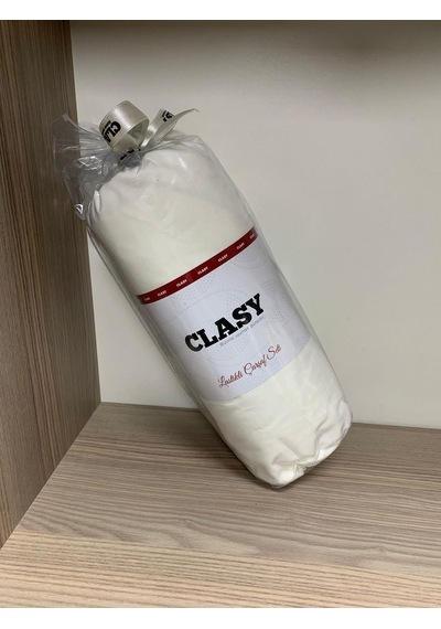 Clasy Ranforce Lastikli Çarşaf Seti Tek Kişilik Beyaz Flz4 Çok Renkli