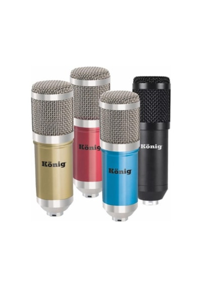 König K-Cm800 Condenser Kayıt Mikrofonu Mavi