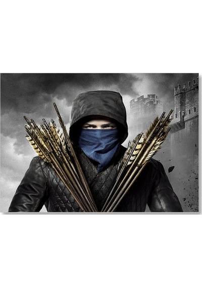 Cakasepetim Robin Hood Taron Eggerton Ahşap Mdf Tablo