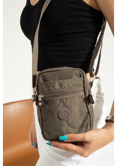 Nemo Bags Vizon Unisex Telefonluk, Cüzdan, Kartlık, Çapraz Askılı Omuz Çantası, 18x13cm Vizon