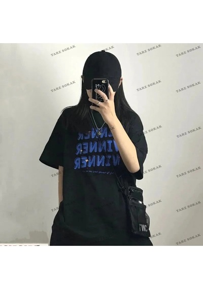 Adrift Y2k Unisex Harajuka Anime Retro Kawai Kuromi T-shirt Kod Rertr Startmore 6696 Siyah