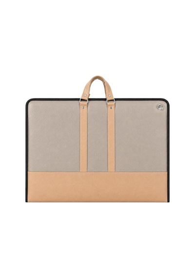 Lexroo 40x55 Cm Suni Deri Profesyonel Resim Proje Çantası Camel-bej