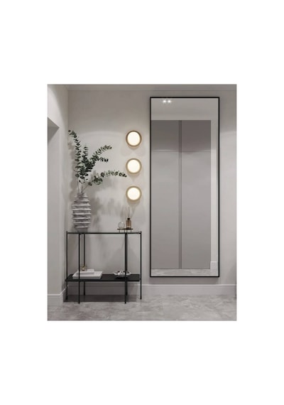 Enc Home 180x60 Siyah Ayaklı Metal Boy Aynası Çok Renkli