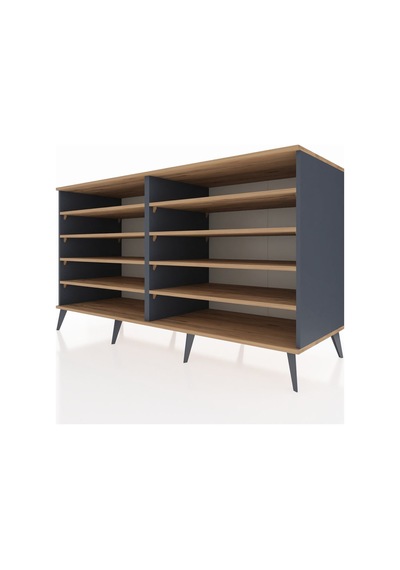 Kronos Konsol 8 Raflı 176x59x99 Antrasit-çam Antrasit-çam Kronos Konsol 8 Raflı 176x59x99 Antrasit-çam Antrasit-çam
