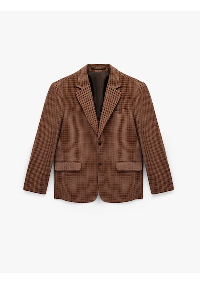 Koton Regular Fit Uzun Kollu Kapaklı Cepli Ekose Desenli Mono Yaka Blazer Ceket Kahverengi Ekose 6sam50009hw Kahverengi Ekoseli Koton Regular Fit Uzun Kollu Kapaklı Cepli Ekose Desenli Mono Yaka Blazer Ceket Kahverengi Ekose 6sam50009hw Kahverengi Ekoseli