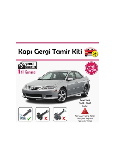 Barrer Mazda 6 Kapı Gergi (Limitör) Tamir Kiti 2001-2007