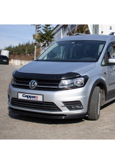 Cappafe Vw Caddy Ön Kaput Koruyucu Rüzgarlık 4Mm Abs 2015-2020