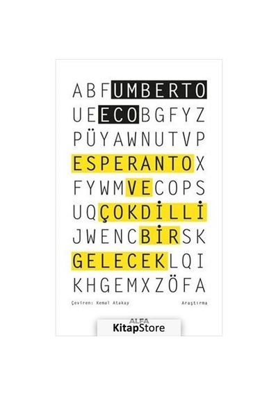 Kitapstore Esperanto Ve Çokdilli Bir Gelecek / Umberto Eco