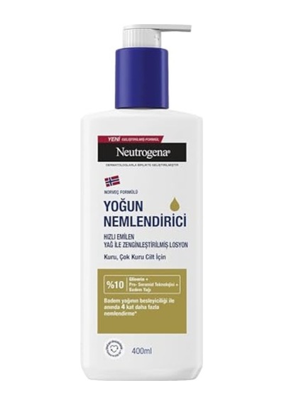 Ayrex Neutrogena Yağ İle Zenginleştirilmiş Vücut Losyonu 400 Ml Badem Yağı İle Zenginleştirilmiş Pro-se