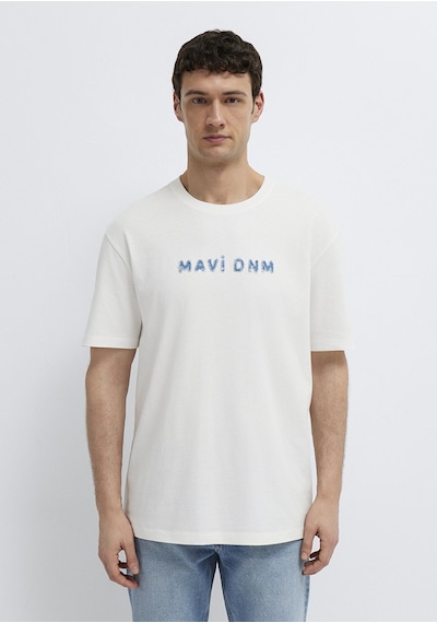 Mavi - Mavi Dnm Ekru Tişört 0613604-70057