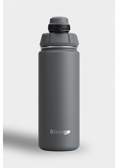 Stevig 1 Hand Leak-proof Sızdırmaz Çelik Termos 500 Ml Grey St-209