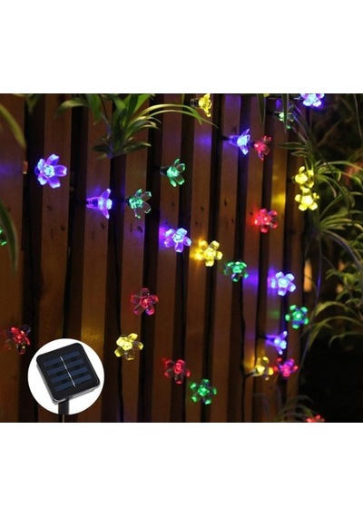 Solar 5m 50 Led Papatya Rgb 8 Fonksiyonlu -
