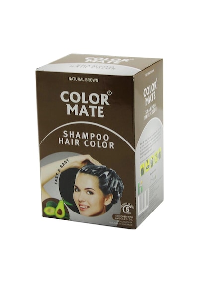 Color Mate 10pcs Kahverengi Saç Boyama Şampuanı Bx40 Diğer