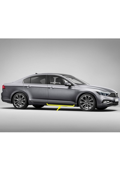 VW Passat B8.5 2020-22 Sağ Ön Kapı Bandı Çıtası Kromaj 3G0853332A