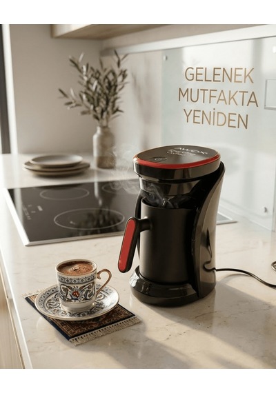 Sesli Uyarılı Türk Kahvesi Makinesi Otomatik Kapanma Ve Damlama Emniyetli Tkdytgs6e6dwthnzqeh Çok Renkli