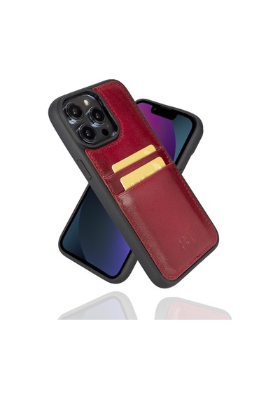 Bouletta Apple İphone 14 Pro Max Uyumlu Deri Arka Kapak Fxcp V4ef