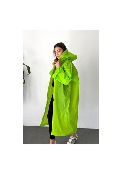 Bosile Unisex Eva Kumaş Su Rüzgar Geçirmez Yağmurluk Çok Renkli