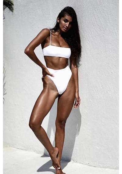 Angelsin V Kesim Yüksek Bel Bikini Takım