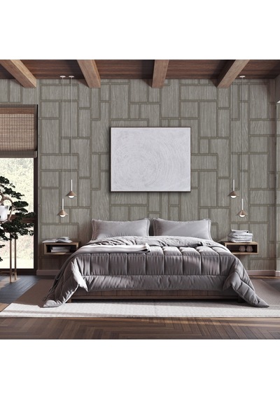 Adawall Roka 23108-4 Geometrik Modern Desenli Düz Sade Duvar Kağıdı