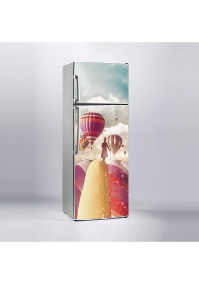 Buzdolabı Sticker Kaplama Dolap Kaplama Etiketi Balonlar