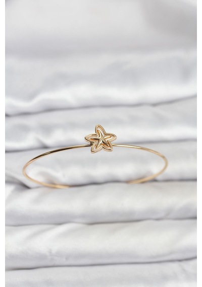 Yıldız Model Gold Renk Bileklik Altın