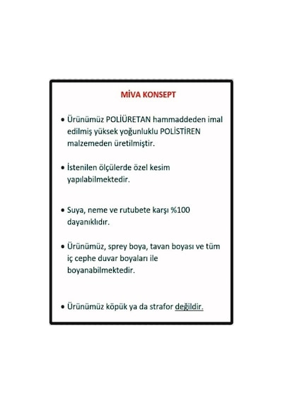 Dekoratif Boyanabilir Poliüretan Duvar Çıtası- 6 Lı Hazır Çerçeve Seti Set 390