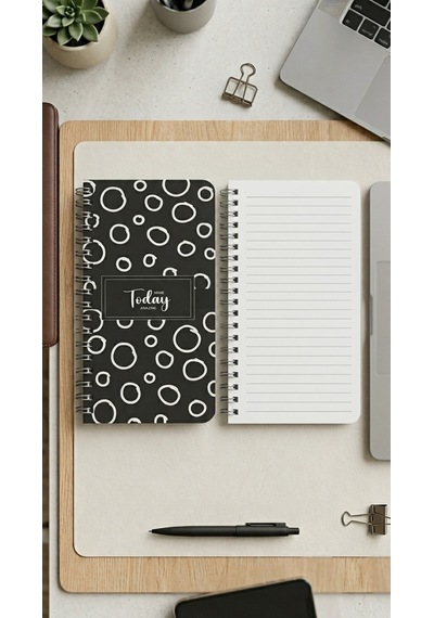 8 16 Cm 84 Yp.çizgili Spr.sert Karton Kapak Defter-today Model 2 Çok Renkli