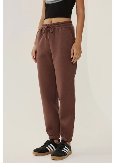 Hiccup Basic Jogger Pantolon Mocha Kahvesi