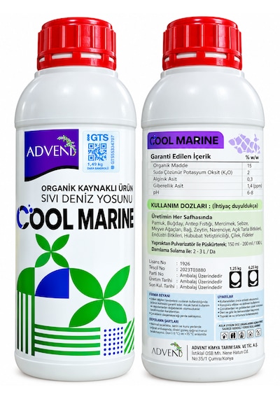 Sıvı Deniz Yosunu Cool Marıne 1 Lt