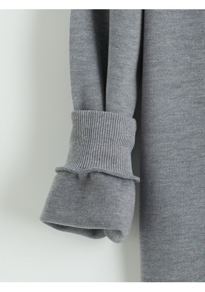 Lcwaıkıkı Classic Gri Gömlek Yaka Erkek Sweatshirt