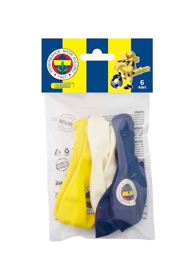 4 Adet Fenerbahçe Balon 6'lı Poşet Diğer