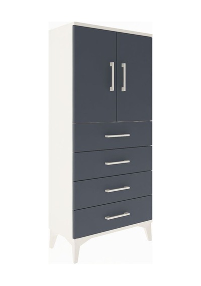 Arges Dolap 2 Raflı 4 Çekmeceli 2 Kapaklı 60x30x134 Aytaşı-an... Aytaşı
