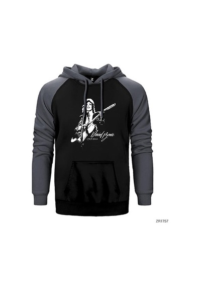 David Bowie Concert Sarı Renk Reglan Kol Sweatshirt / Hoodie