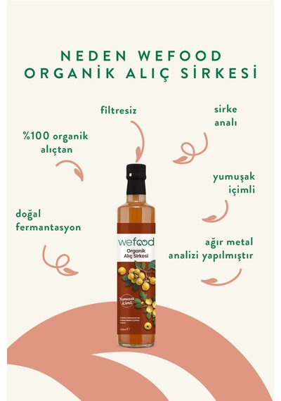 Organik Alıç Sirkesi 500 Ml 2'li