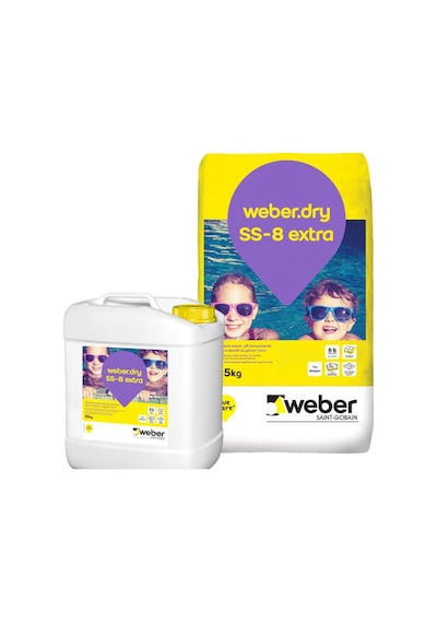 Weber Dry Ss-8 Extra Set (25+10 Kg) Elastik Su Yalıtımı