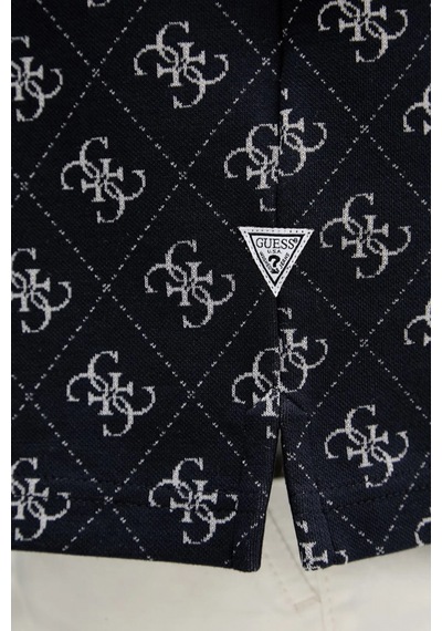 Guess Kısa Kollu Tamamı 4g Jakarlı Polo Yakalı Erkek Lacivert Polo T-shirt M6gp04k3073-fbdb Lacivert Guess Kısa Kollu Tamamı 4g Jakarlı Polo Yakalı Erkek Lacivert Polo T-shirt M6gp04k3073-fbdb Lacivert