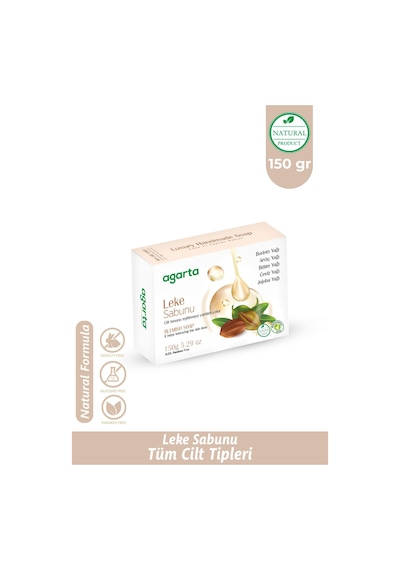 Agarta El Yapımı Doğal Sabun 150gr Leke 5 Li Set Doğal