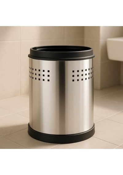 Arkitekta A44048 Çöp Kovası, 3 L, Parlak Paslanmaz Çelik Kaplama Çok Renkli