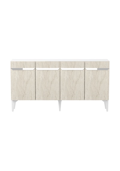 Ka1544bts Duma Konsol Beyaz-traverten-silver 150cm Beyaz - Traverten - Sılver Ka1544bts Duma Konsol Beyaz-traverten-silver 150cm Beyaz - Traverten - Sılver